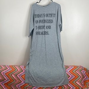 Oversize T-shirt dress